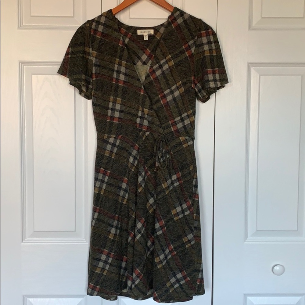 🍁 Plaid wrap dress 🐿